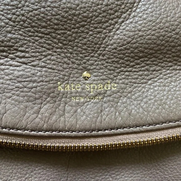 Kate Spade Cobble Hill Crossbody Purse Beige Pebbled Leather - Picture 4 of 6